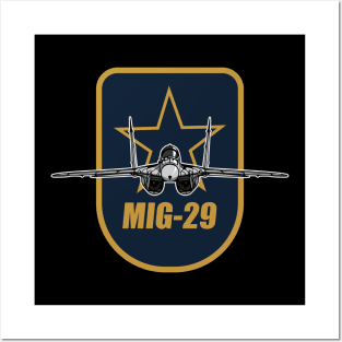 Mig-29 Fulcrum Patch Posters and Art